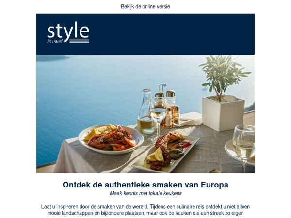 Ontdek de authentieke smaken van Europa