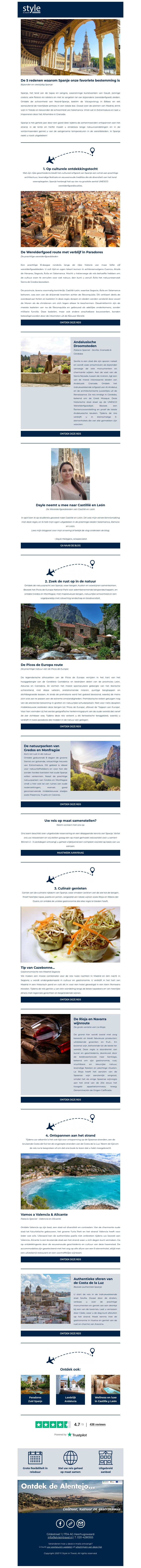Style in Travel | De 5 redenen waarom Spanje onze favoriete bestemming is Style in Travel | De 5 redenen waarom Spanje onze favoriete bestemming is