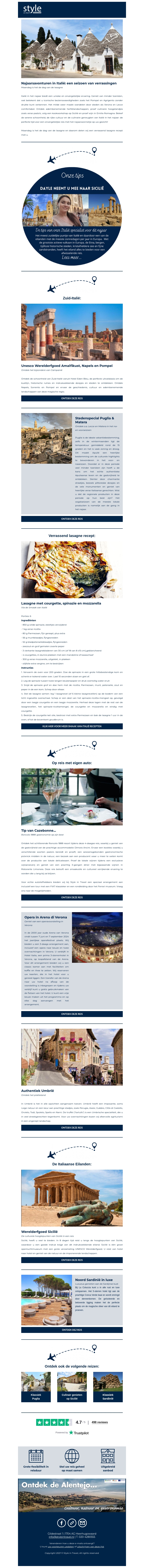 Style in Travel | Najaarsavonturen in Italië: een seizoen van verrassingen Style in Travel | Najaarsavonturen in Italië: een seizoen van verrassingen