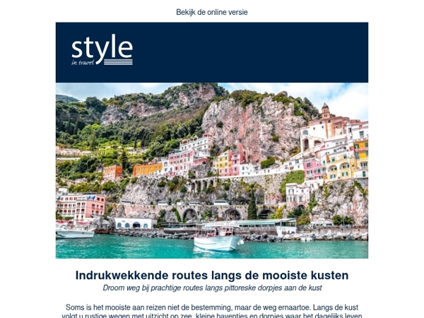 Indrukwekkende routes langs de mooiste kusten