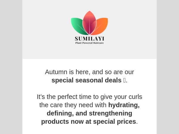 Autumn Deals: Up to -40% off curly favorites