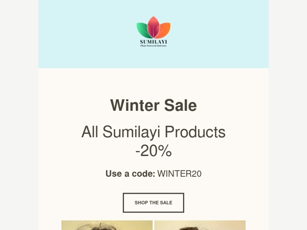 Winter Sale: 20% Off All Sumilayi Products ❄️