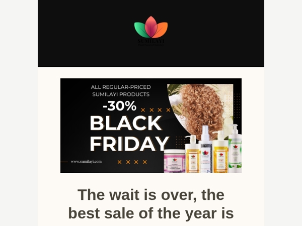 Black Friday 30%Off