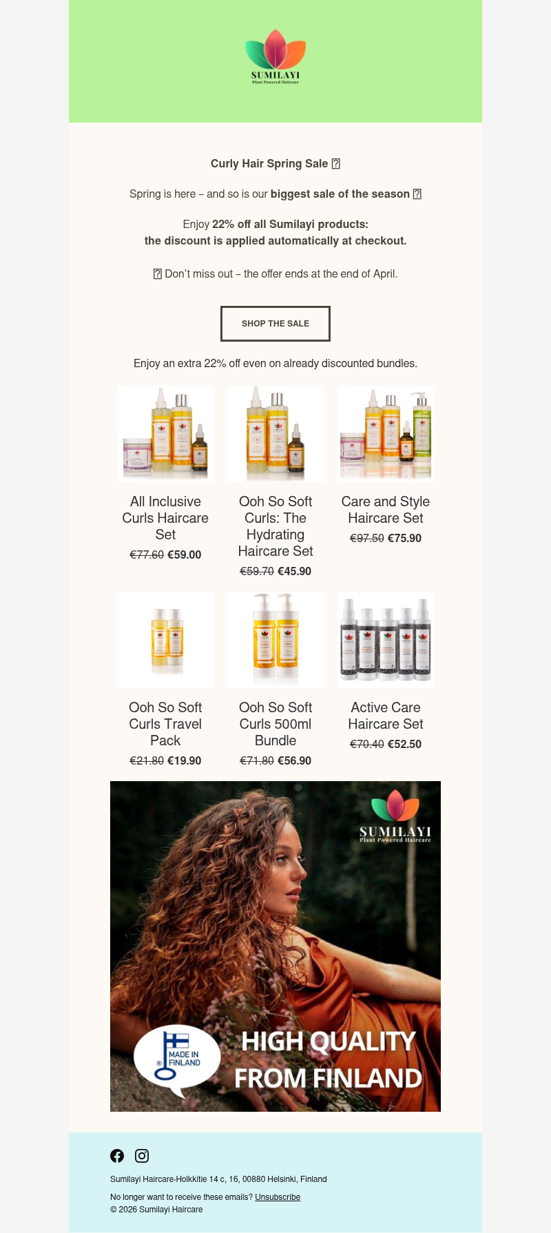 Curly Spring Sale is Here – Get 22% Off Everything! Curly Spring Sale is Here – Get 22% Off Everything!
