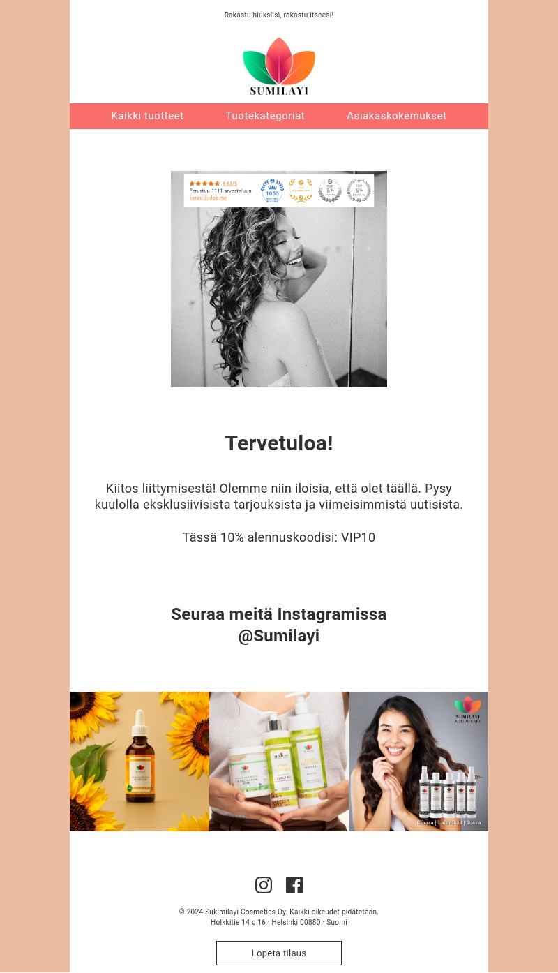 Tervetuloa! Tervetuloa!