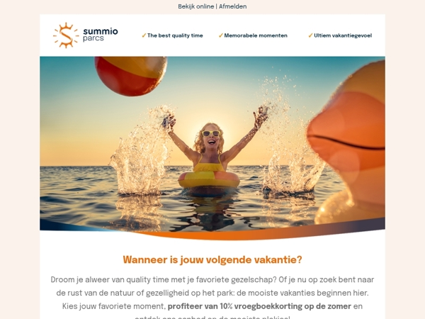 Wanneer is jouw volgende vakantie?