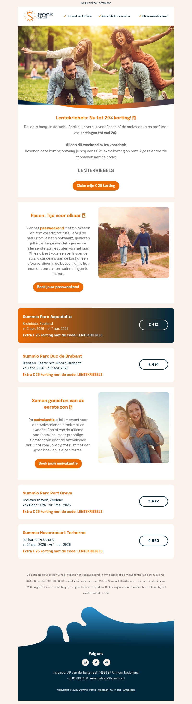 Lentekriebels: Nu tot 20% korting! 🌸 Lentekriebels: Nu tot 20% korting! 🌸