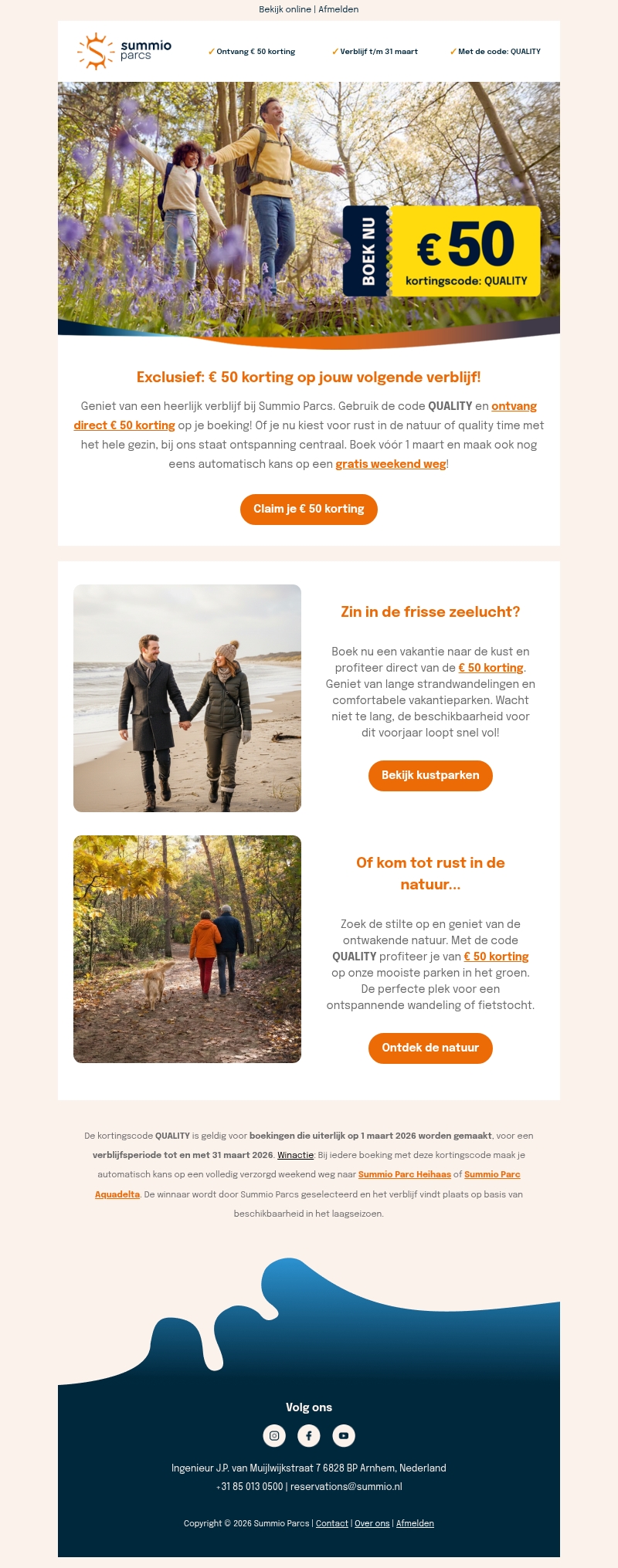 β¬ 50 korting op je boeking! πΈ β¬ 50 korting op je boeking! πΈ