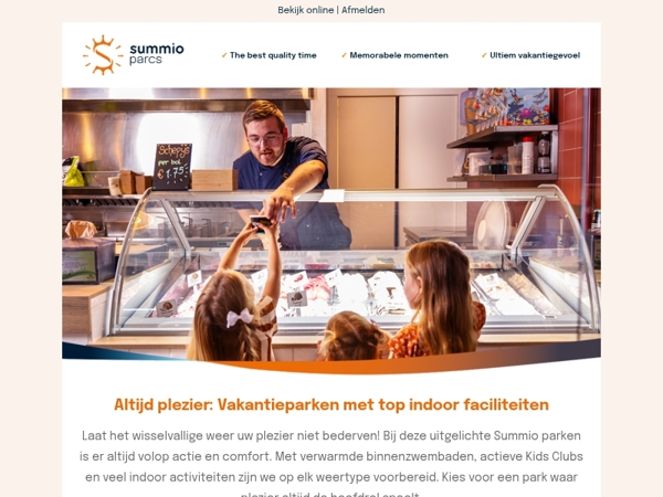 Zon of regen: Hier vind je de beste binnenfaciliteiten