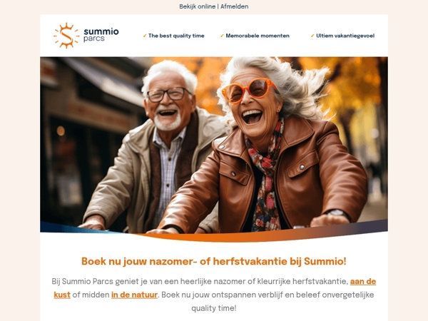 Verleng de zomer en pak je korting!
