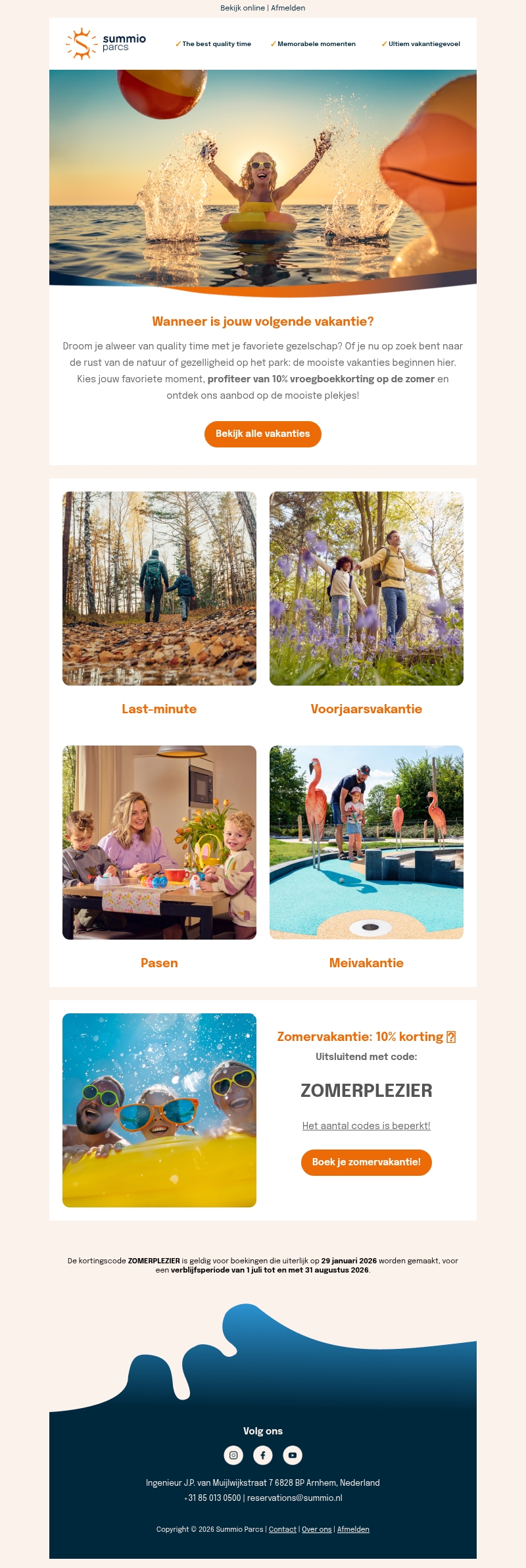 Wanneer is jouw volgende vakantie? Wanneer is jouw volgende vakantie?