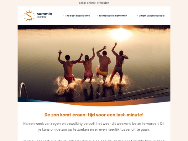 Na regen 🌧️ komt zonneschijn ☀️ 