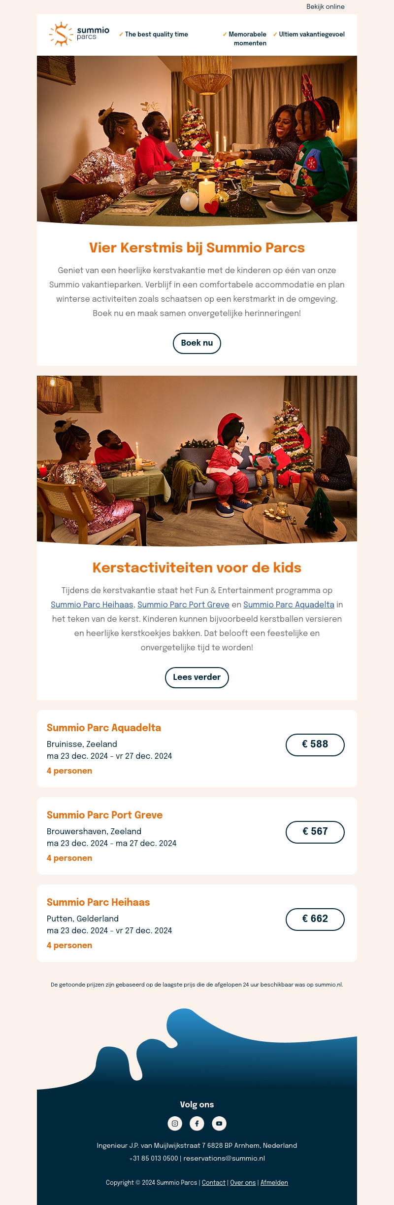 Vier kerst bij Summio Parcs: leuk voor het hele gezin! π¨βπ©βπ§βπ¦ Vier kerst bij Summio Parcs: leuk voor het hele gezin! π¨βπ©βπ§βπ¦