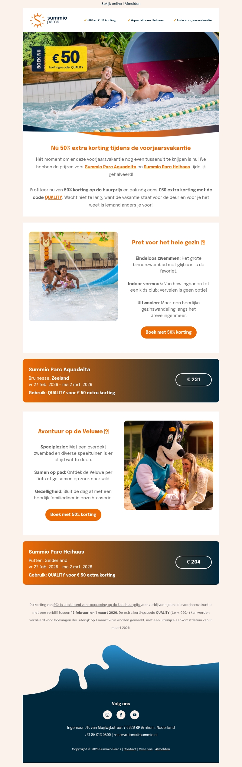 ⚡ BOOM! Nú 50% extra korting tijdens de voorjaarsvakantie ⚡ BOOM! Nú 50% extra korting tijdens de voorjaarsvakantie