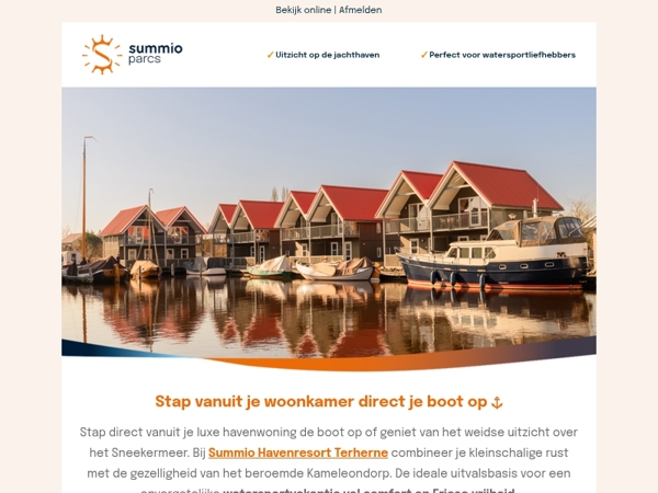 Ontdek Summio Havenresort Terherne!