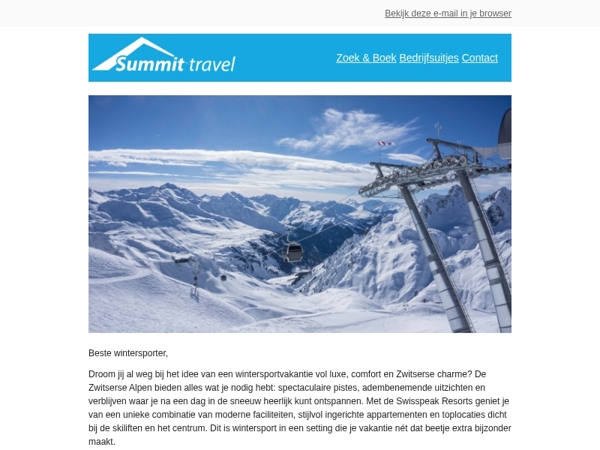 Rust, luxe en Zwitserse Alpen wachten op jou!😍