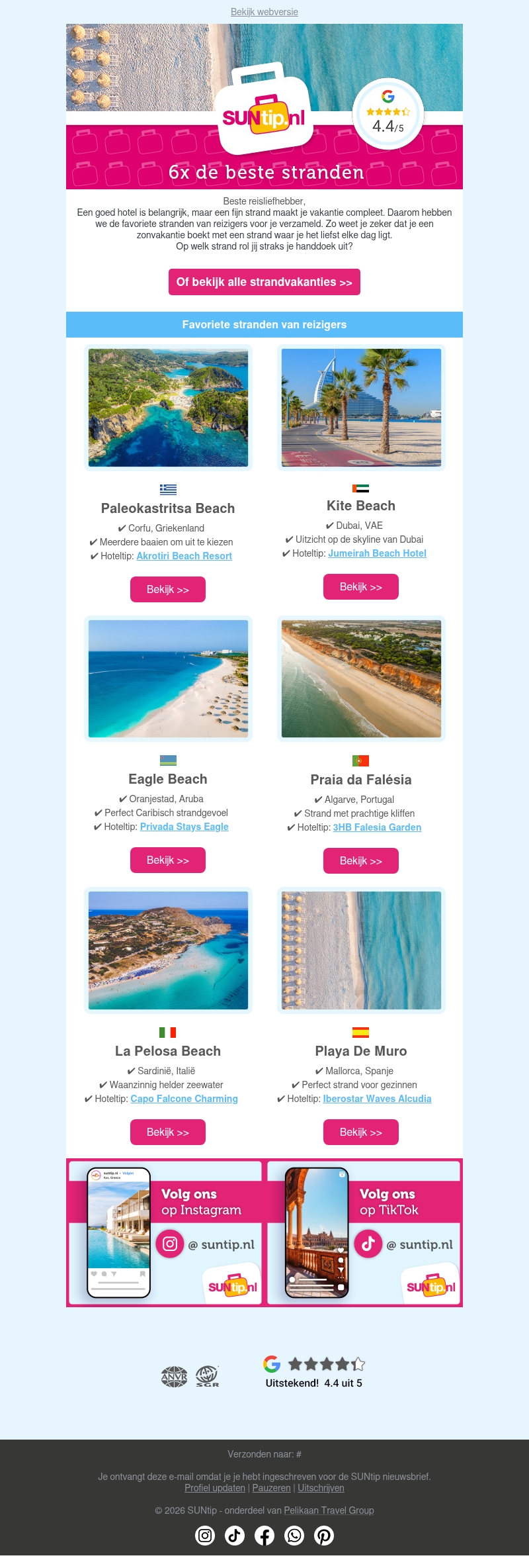 6x de beste stranden volgens reizigers 6x de beste stranden volgens reizigers