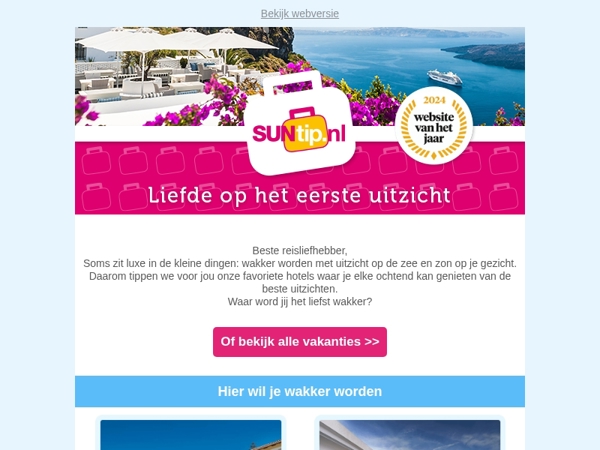 Elke ochtend zeezicht? Yes please!