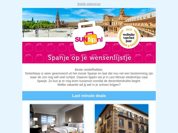 Sinterklaas is weer in het land!