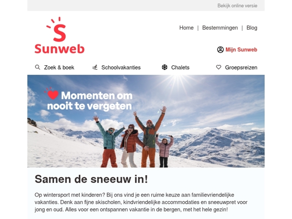 👨‍👩‍👧‍👦 Met de familie naar de sneeuw?
