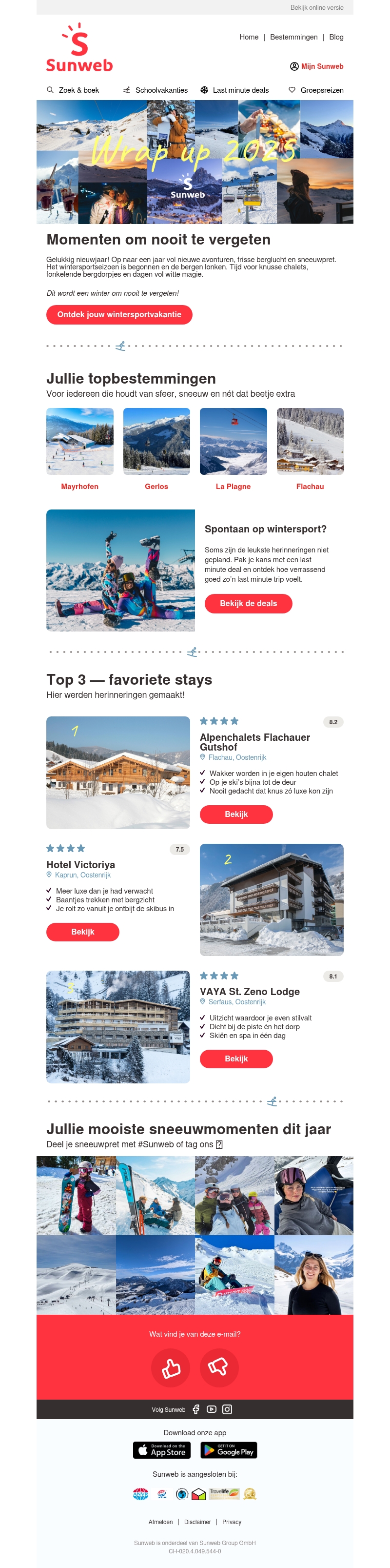 Snowwrap: dit waren jullie favorieten ❄️ Snowwrap: dit waren jullie favorieten ❄️