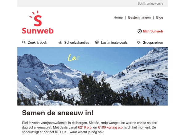 De voorjaarsvakantie roept! ⛷️