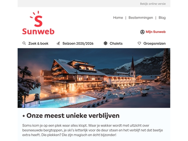 Jouw bijzondere wintersport begint hier!