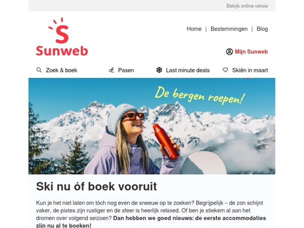 Ski nu – of boek als eerste! 🚠