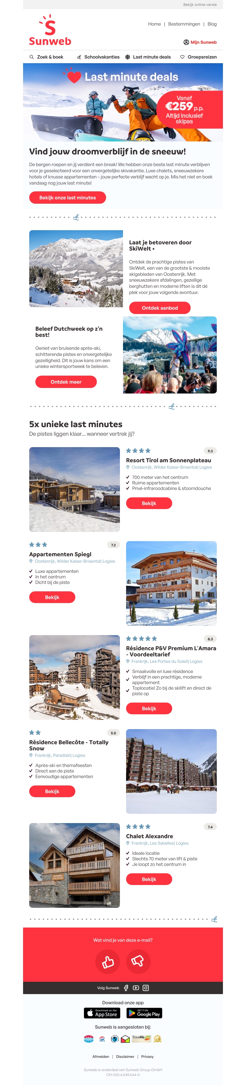 Jouw droomverblijf wacht ⛷️ Jouw droomverblijf wacht ⛷️