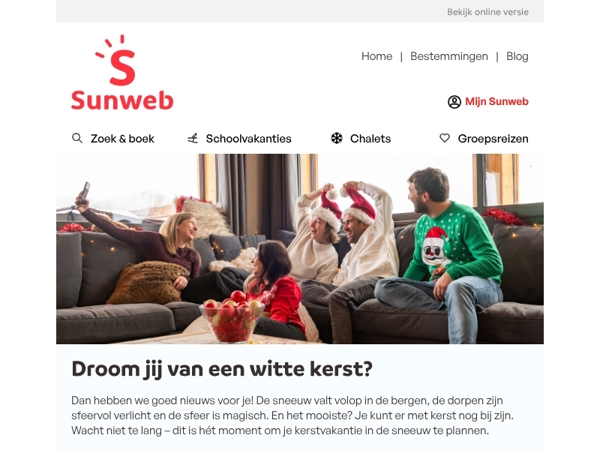 🎄Kerst in de sneeuw? Nu of nooit!