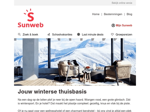 Van hotelbed naar piste? Zo geregeld!