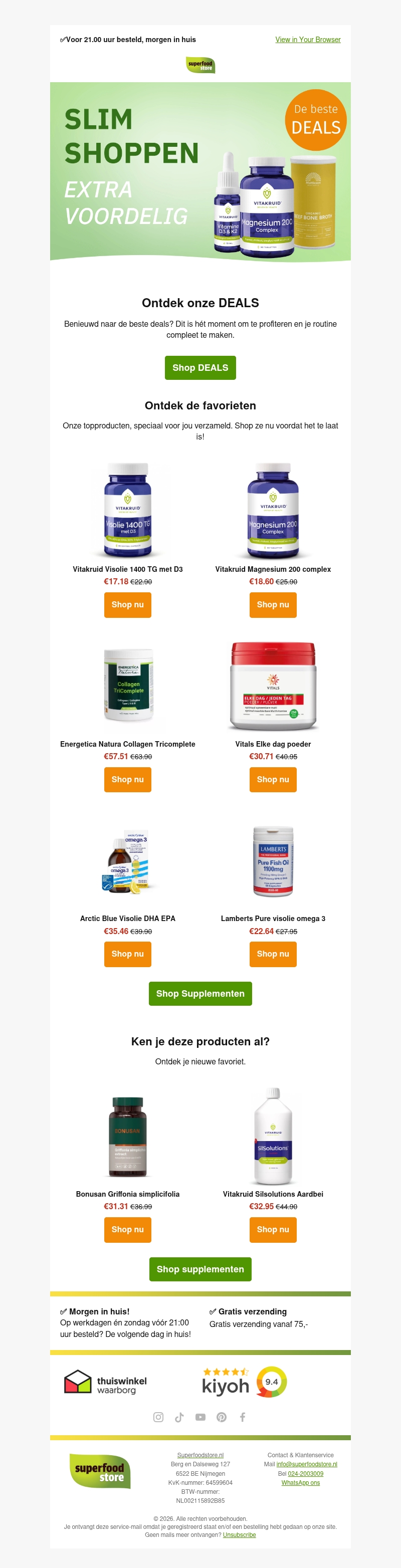 Ontdek snel onze DEALS Ontdek snel onze DEALS