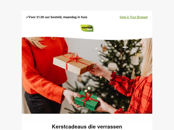 Kerstcadeaus voor wie bewust kiest 💚