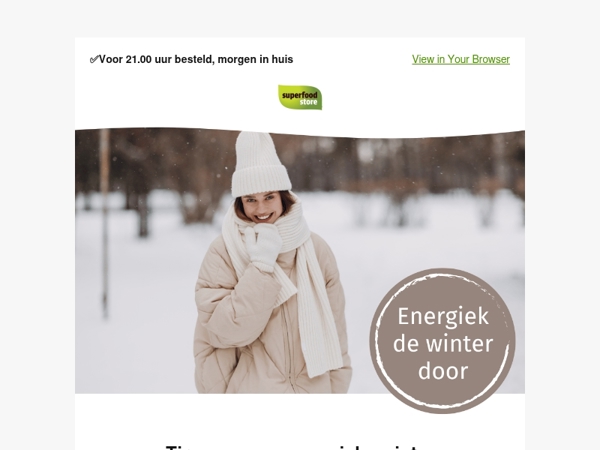 Energiek de winter door?
