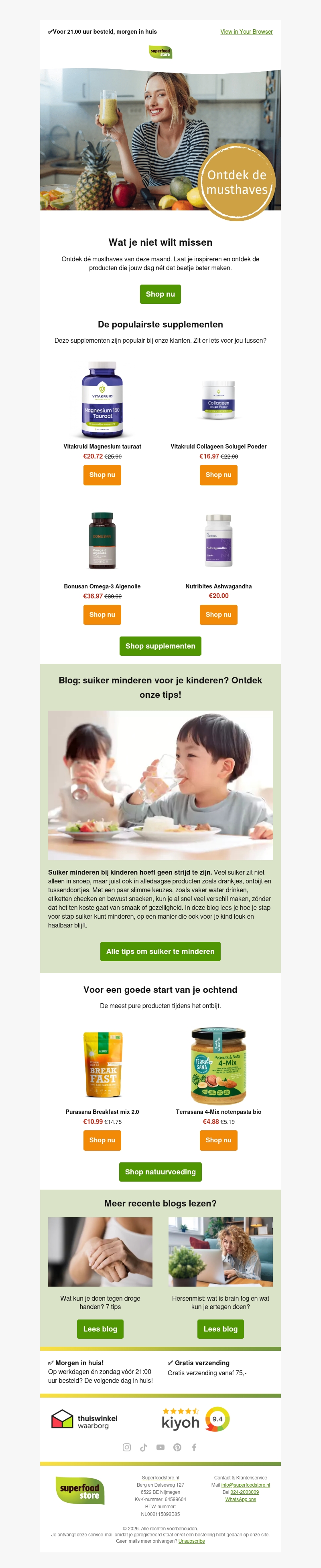 Dé musthaves van dit moment Dé musthaves van dit moment