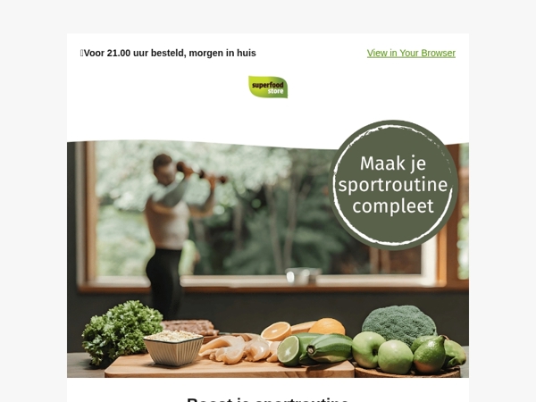 Alles voor jouw sportroutine 🏋️‍♀️