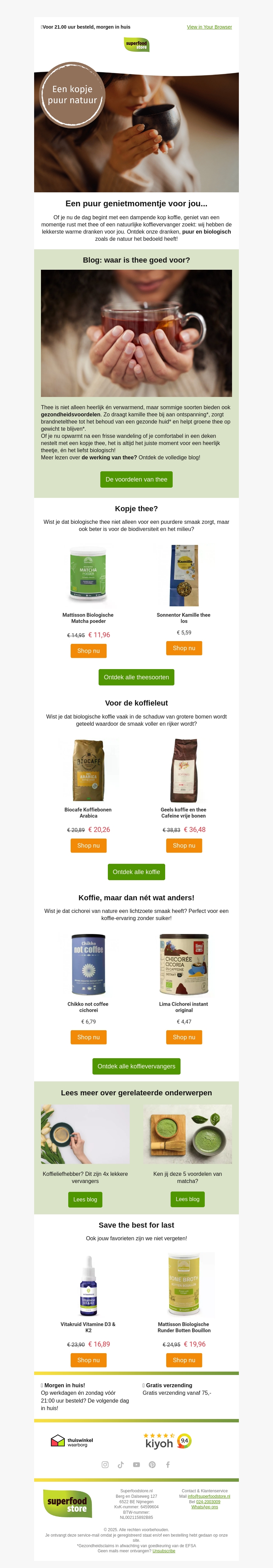 Een kopje puur natuur🍵 Een kopje puur natuur🍵