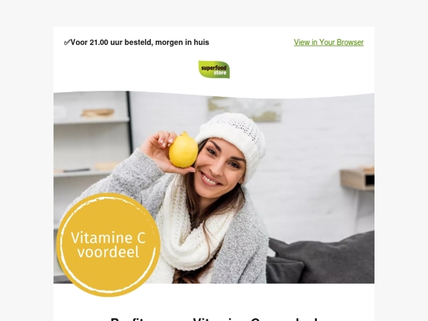 Vitamine C Voordeel: help je weerstand