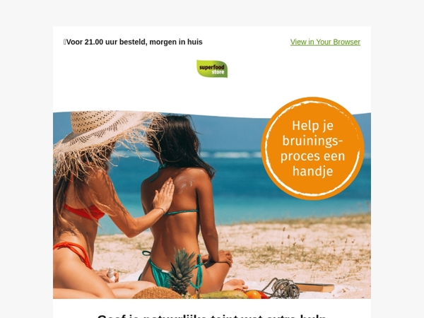 Versterk je zomerse glow van binnenuit ✨