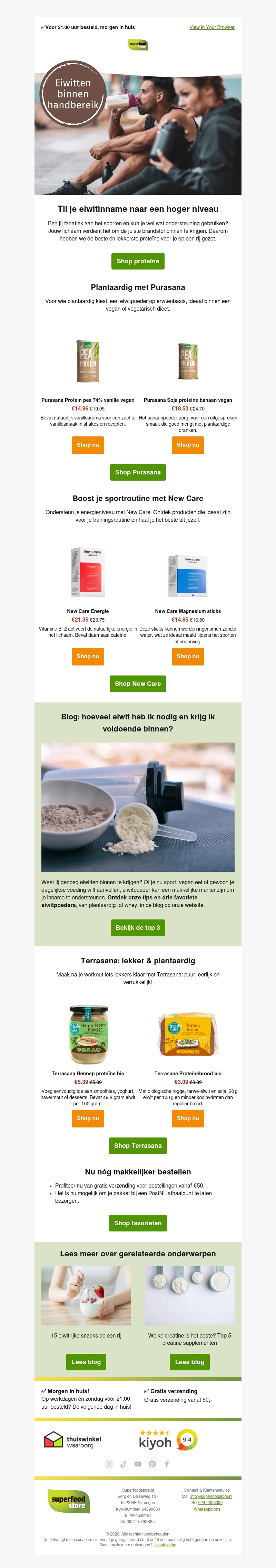Hoe zit het met jouw eiwitinname? Hoe zit het met jouw eiwitinname?