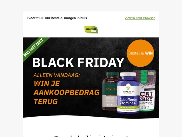 Extra korting op jouw favorieten 🖤