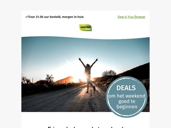 Ontdek onze Weekend Deals