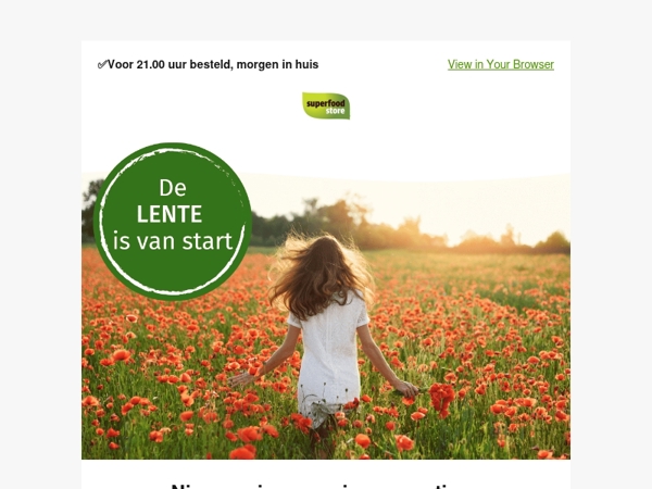 Lente DEALS 🌸 scoor nu je voordeel