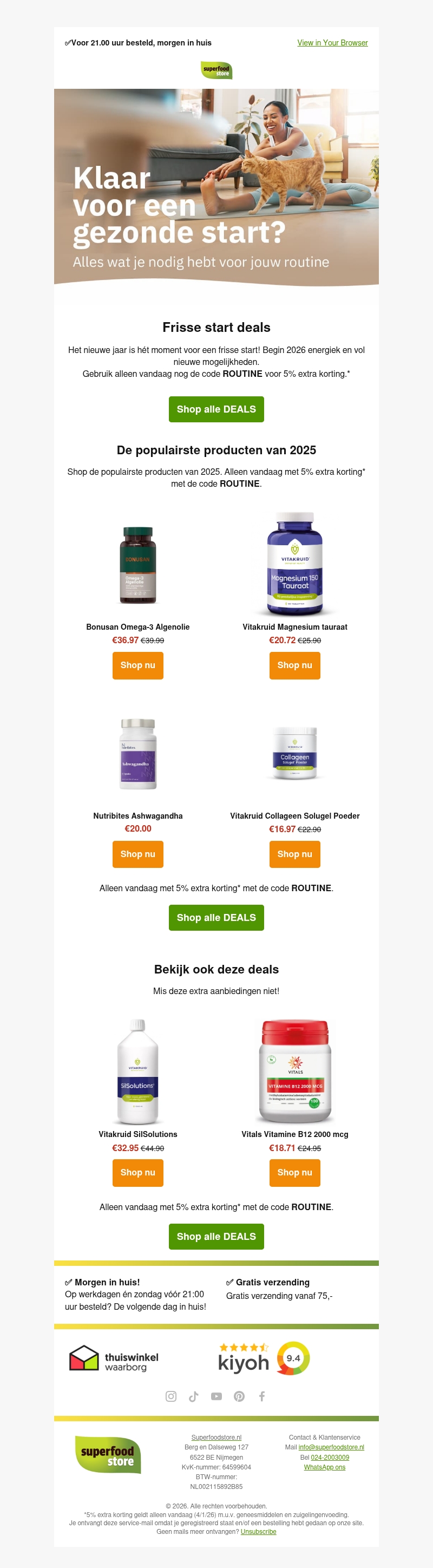 Gezonde start DEALS Gezonde start DEALS