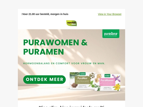 Multivitamines met voordeel!