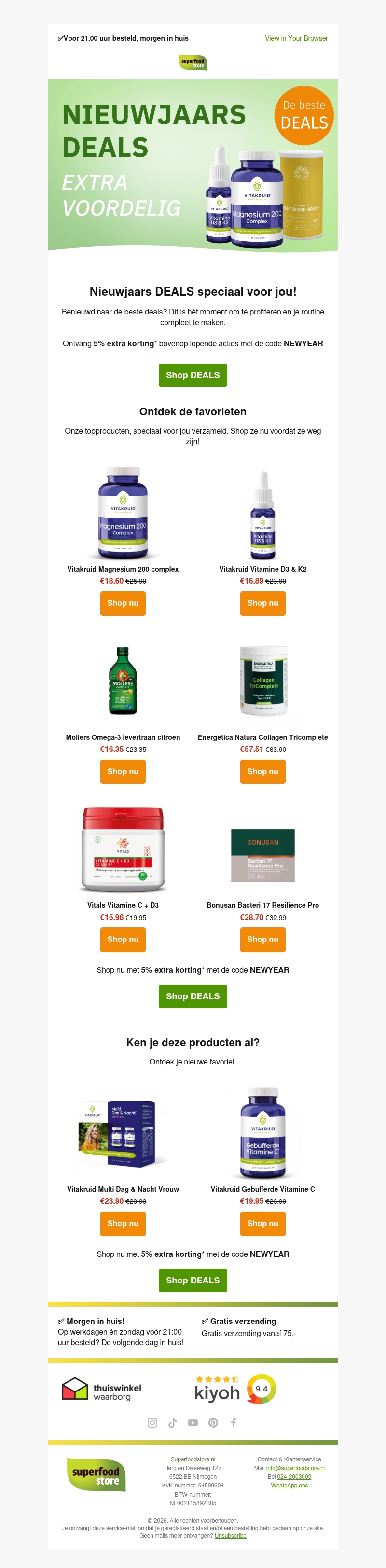 Shop jouw Nieuwjaars DEALS Shop jouw Nieuwjaars DEALS