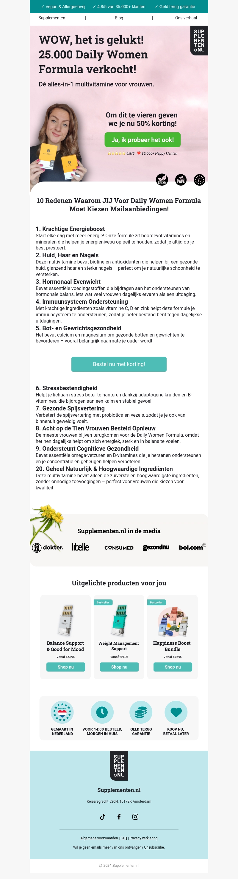 😍 10 redenen waarom je Daily Women MOET nemen! (50% korting!) 😍 10 redenen waarom je Daily Women MOET nemen! (50% korting!)