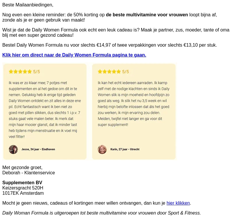 🎉 50% korting, nog maar een paar uur! ⏰ 🎉 50% korting, nog maar een paar uur! ⏰