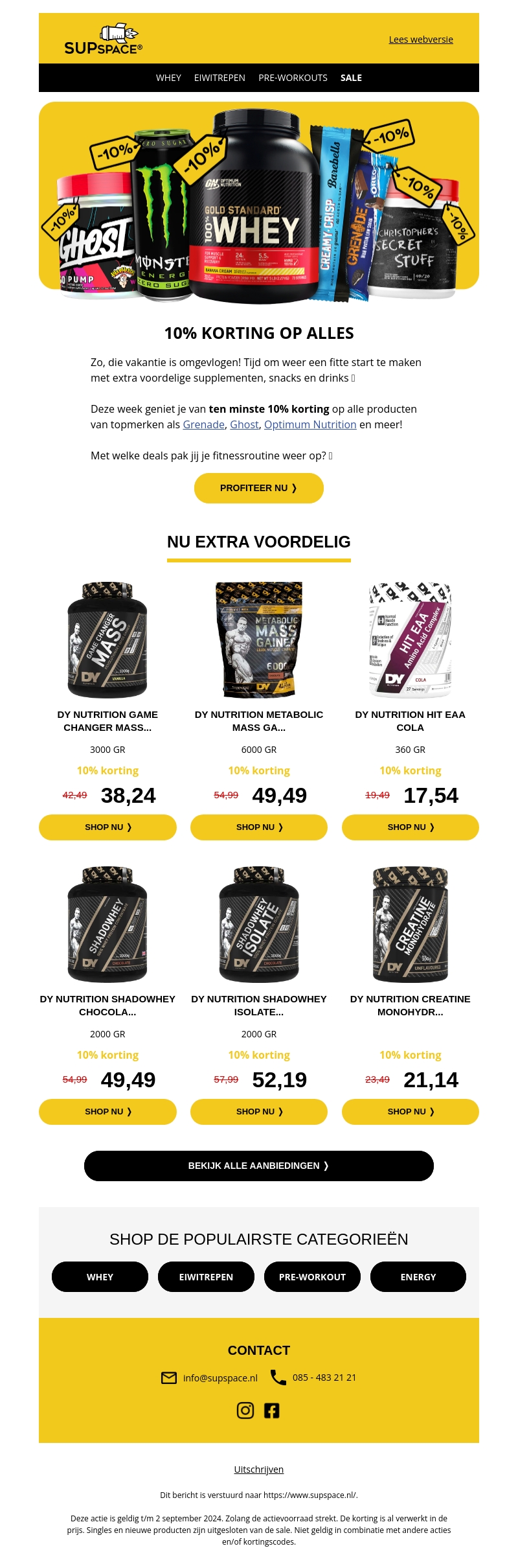 💸 10% korting op alles! 💸 10% korting op alles!