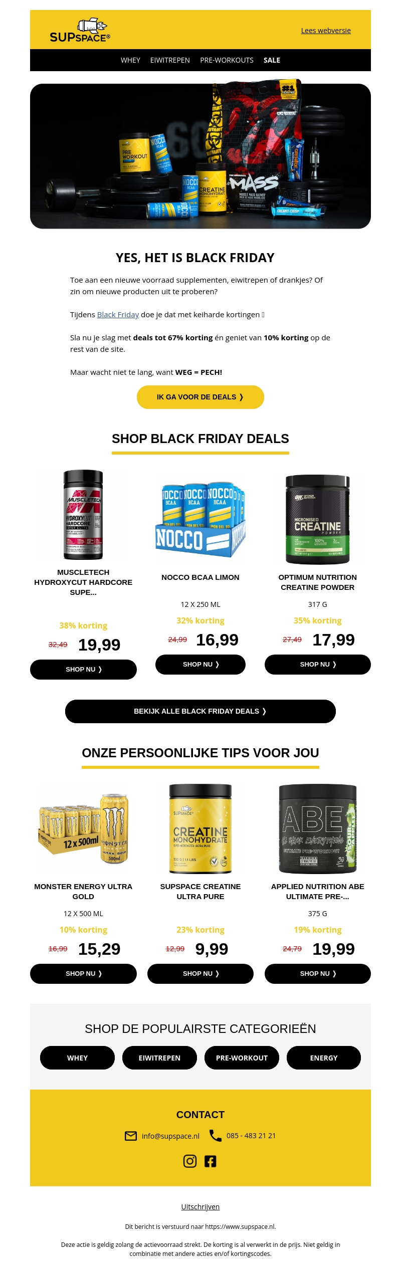 🏴 BLACK FRIDAY: deze deals wil je niet missen! 🏴 BLACK FRIDAY: deze deals wil je niet missen!